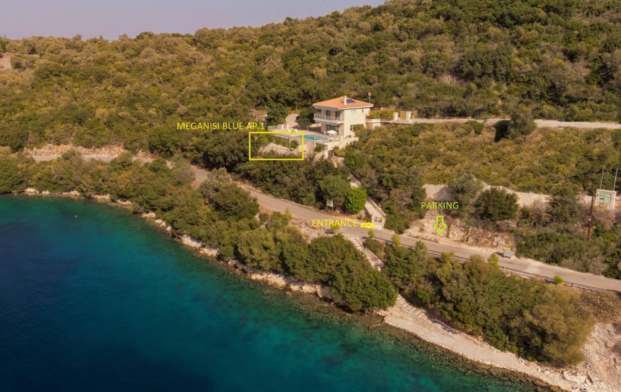 Meganisi Blue Apartment Spartokhórion Exteriör bild